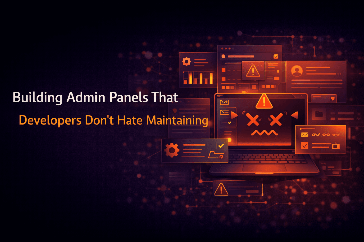 Building Admin Panels That Developers Don’t Hate Maintaining