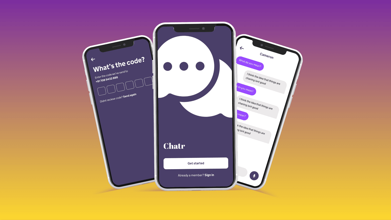 CHATR — Chat App