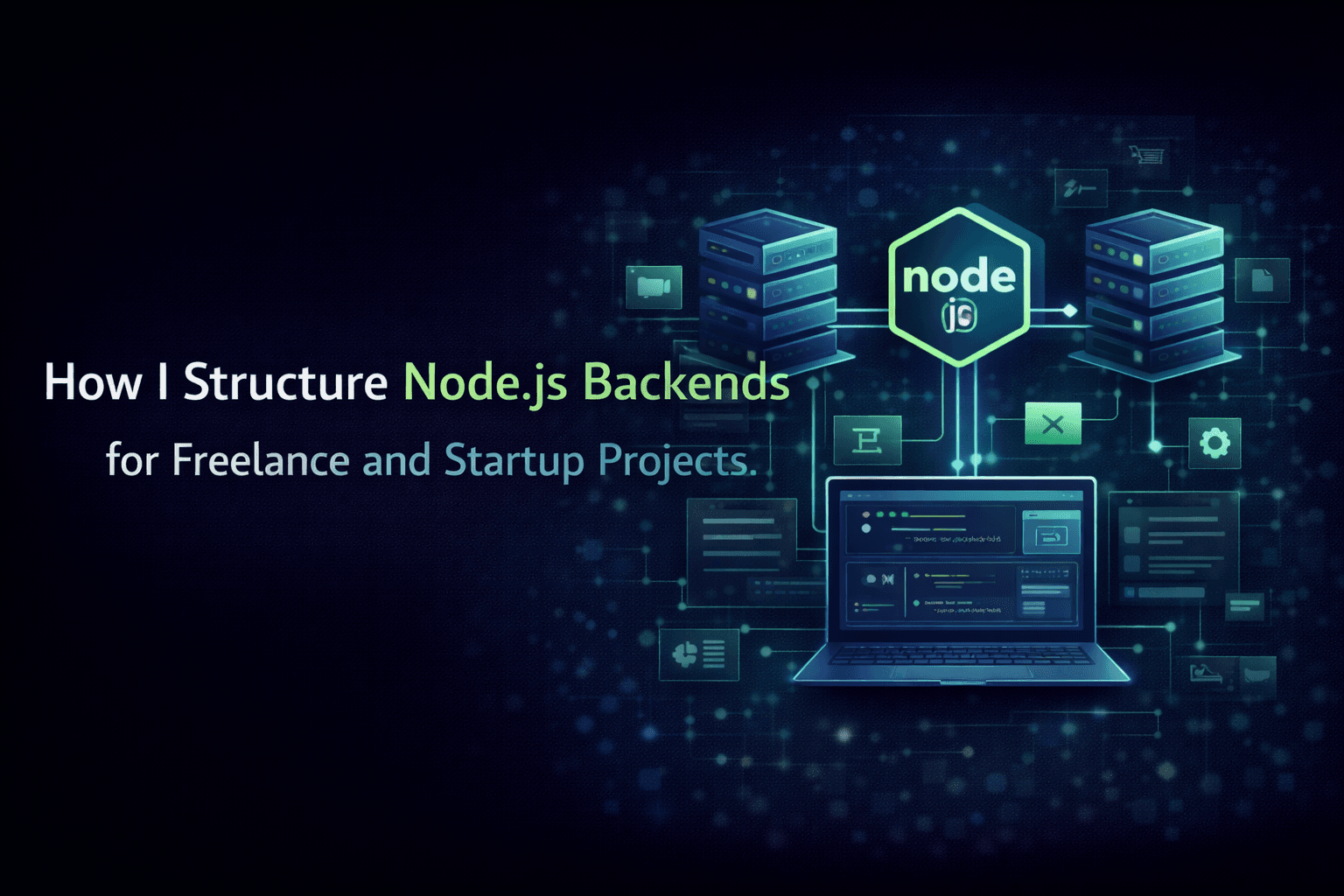 How I Structure Node.js Backends for Freelance and Startup Projects